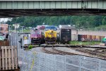 L002 passes by the Worcester Yard